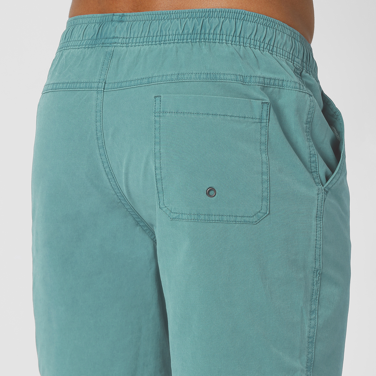 Volley Short 7 Sea Glass back on model