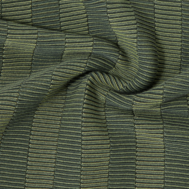 Zip Sweater Polo Alpine fabric detail