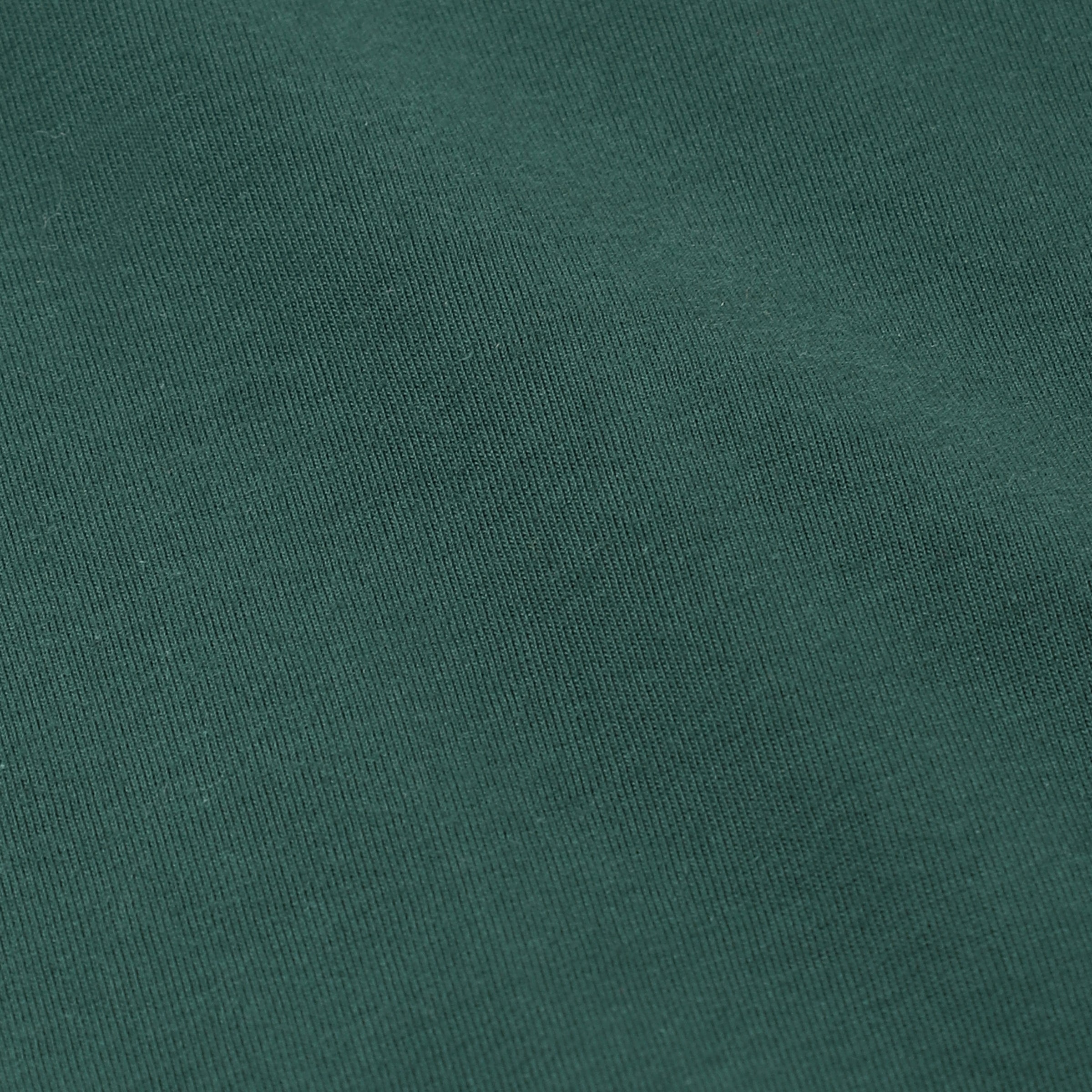 Supima Heavyweight Tee Field Green close up of fabric