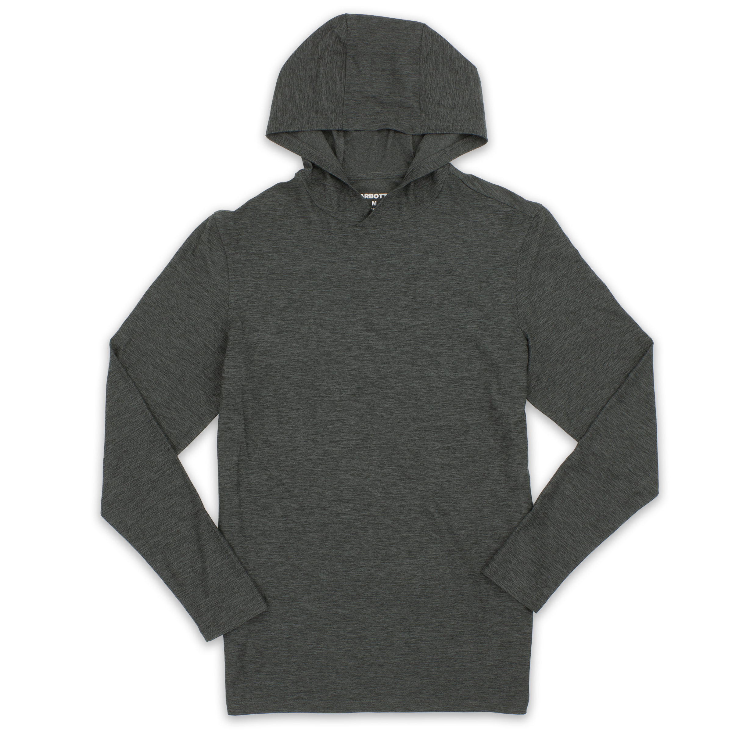 Tech Hoodie Charcoal Grey Front