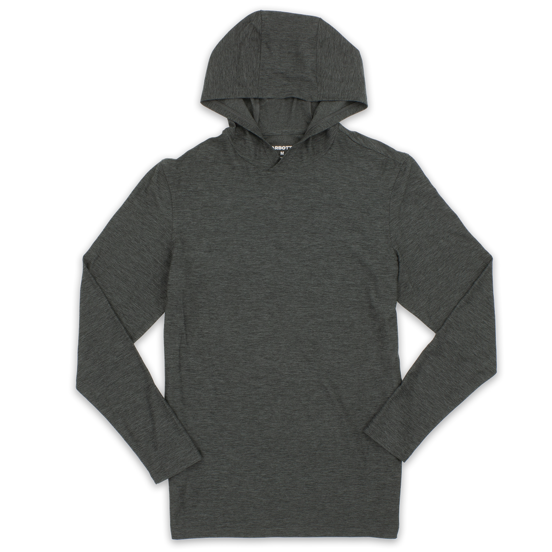 Tech Hoodie Charcoal Grey Front