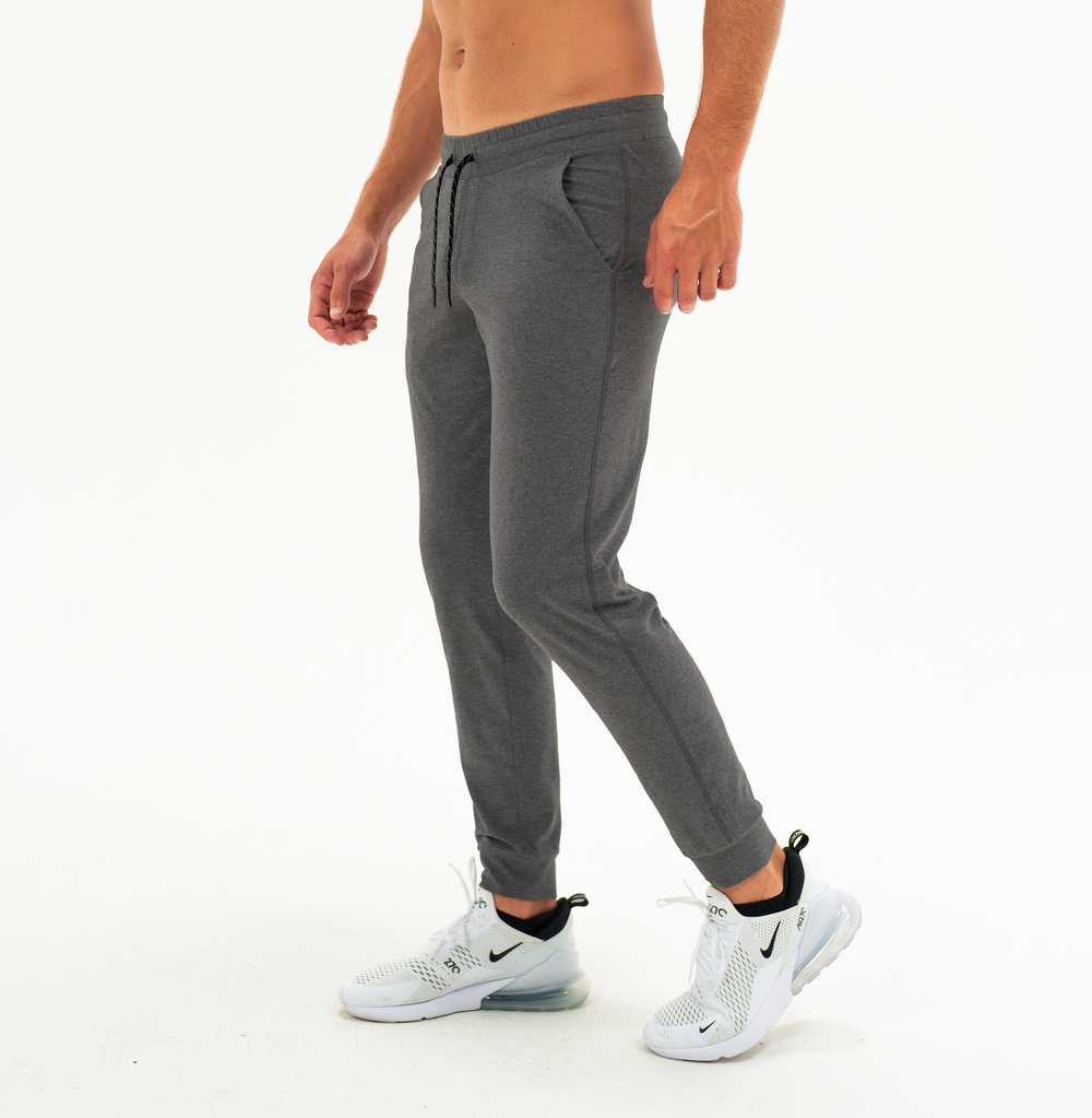 Tech Jogger Grey on model photo 2